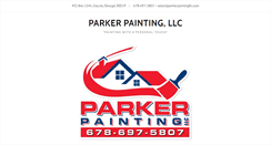 Desktop Screenshot of parkerpaintingllc.com